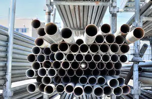 Scaffolders Near Haydock Merseyside